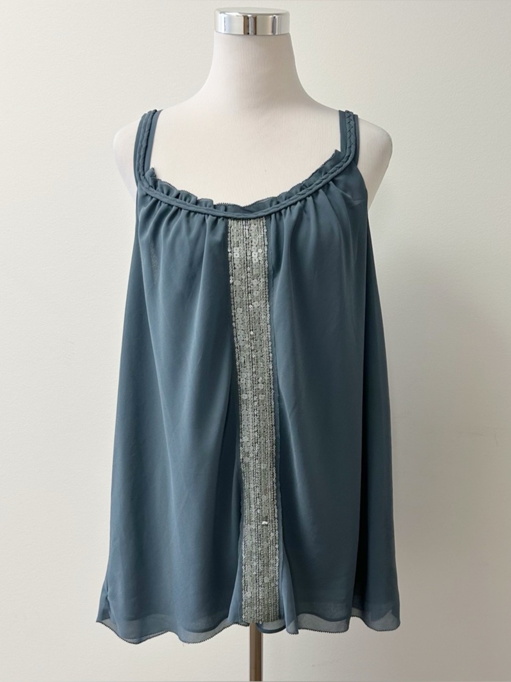 Coldwater Creek • Sequin Striped Tank